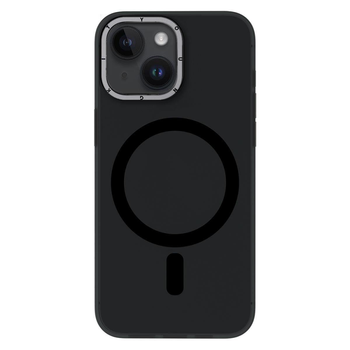 Apple iPhone 14 Kılıf M-safe Şarj Özellikli Youngkit Hidden Sand Serisi Kapak