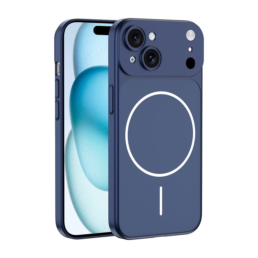 Apple iPhone 14 Kılıf Zore M-Safe Şarj Özellikli Kamera Korumalı Spark Kapak