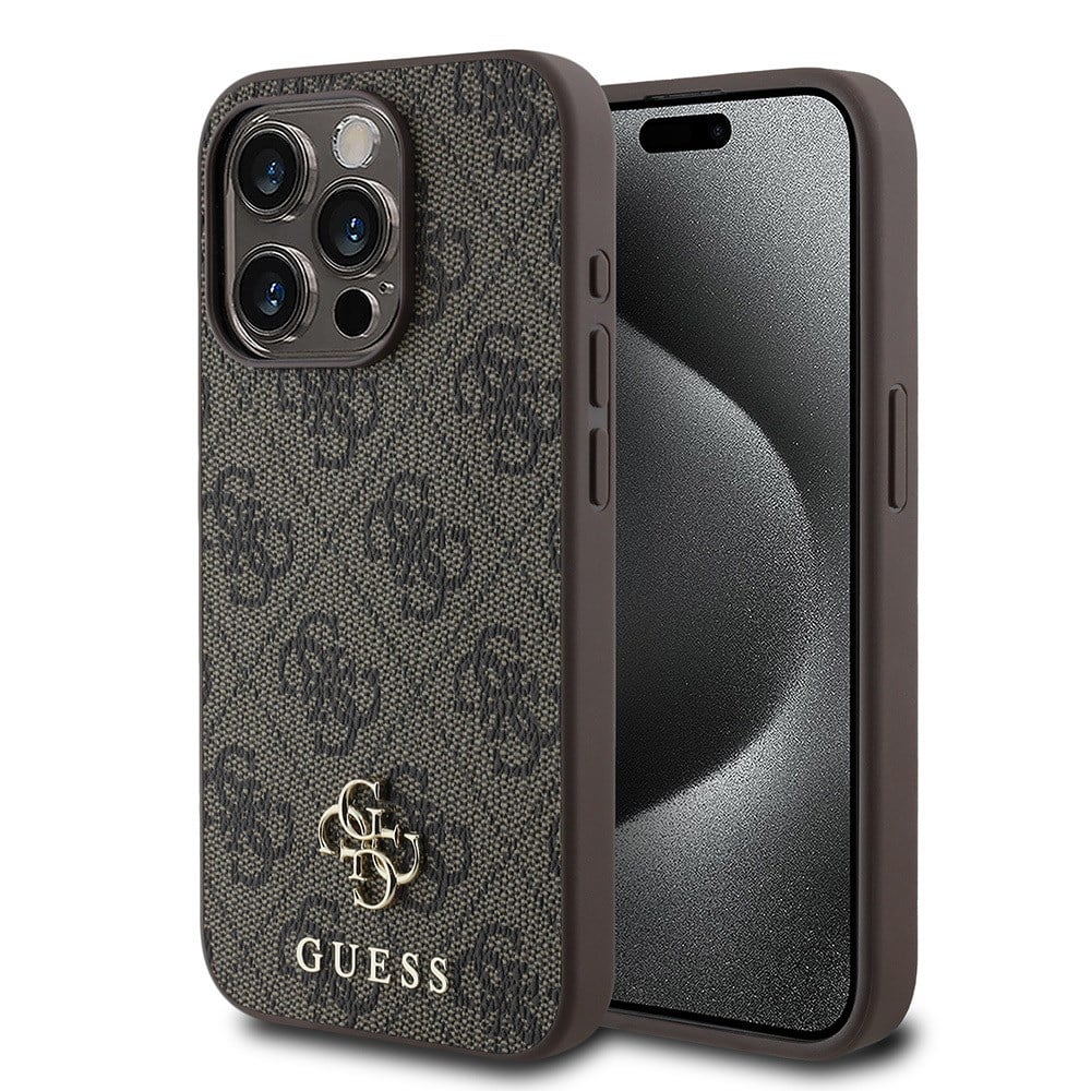 Apple iPhone 14 Pro Kılıf Guess Orjinal Lisanslı M-safe Şarj Özellikli Small 4G Classic Kapak