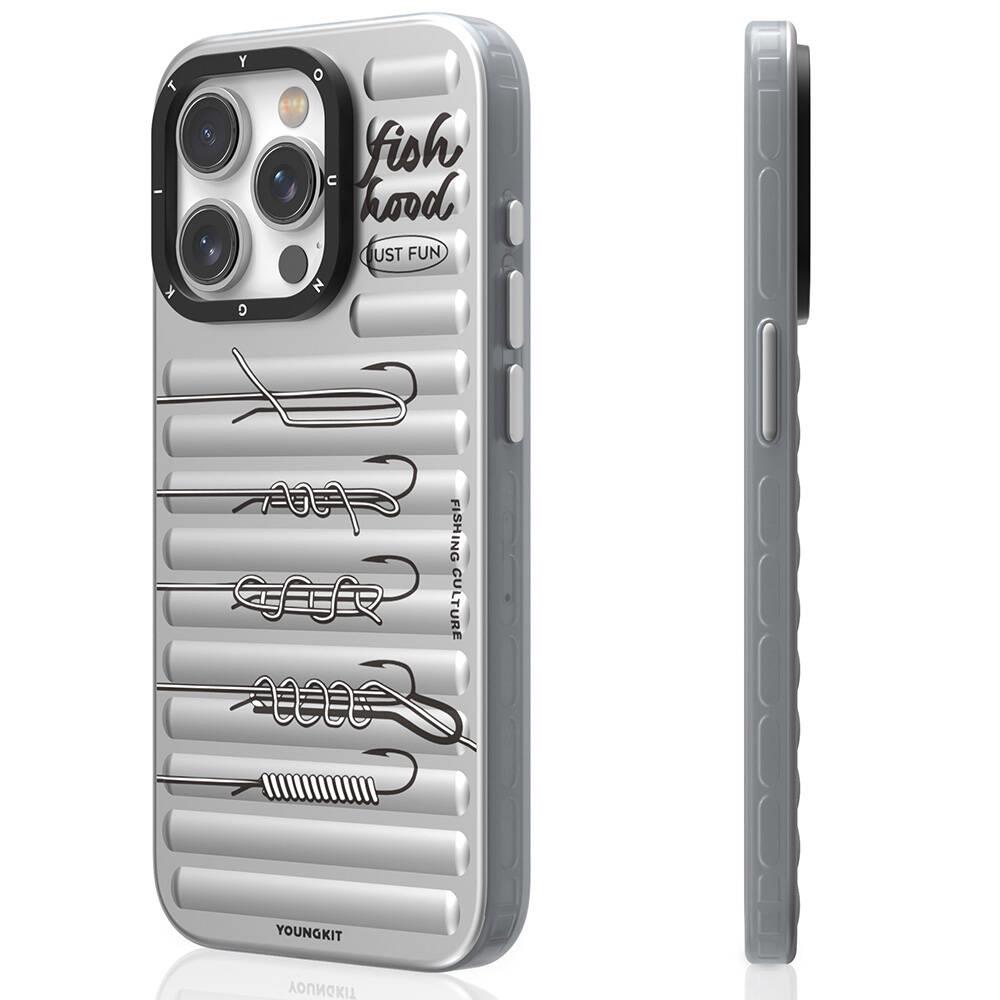 Apple iPhone 14 Pro Kılıf M-safe Şarj Özellikli Youngkit Fishing Serisi Kapak
