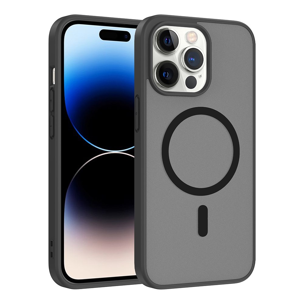 Apple iPhone 14 Pro Kılıf M-safe Şarj Özellikli Zore Babet Kapak