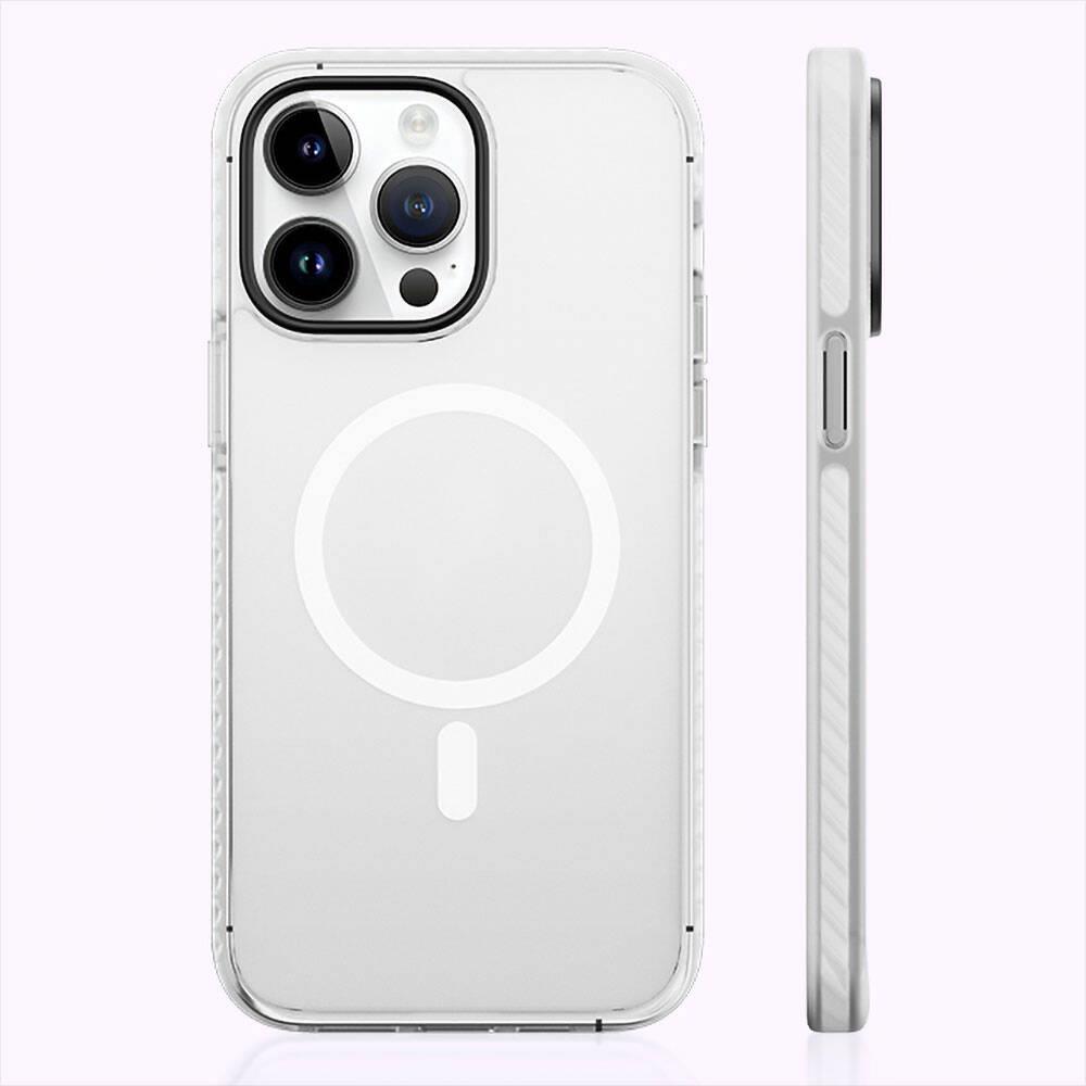Apple iPhone 14 Pro Max Kılıf M-safe Şarj Özellikli Mat Arka Yüzey Benks Drop Resistance Kapak