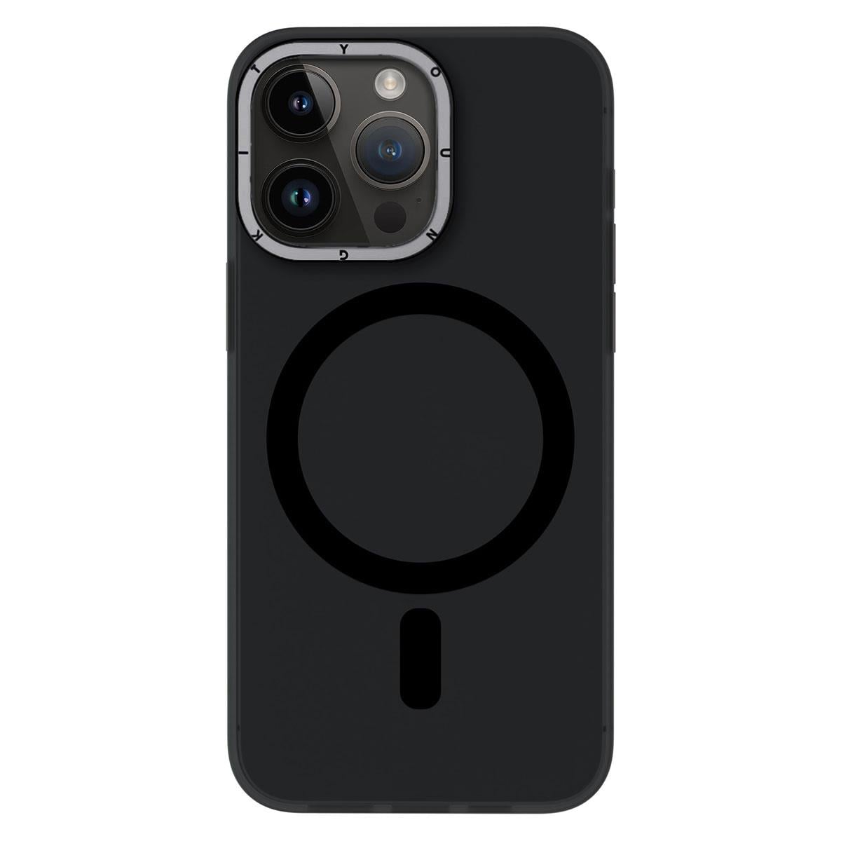 Apple iPhone 14 Pro Max Kılıf M-safe Şarj Özellikli Youngkit Hidden Sand Serisi Kapak