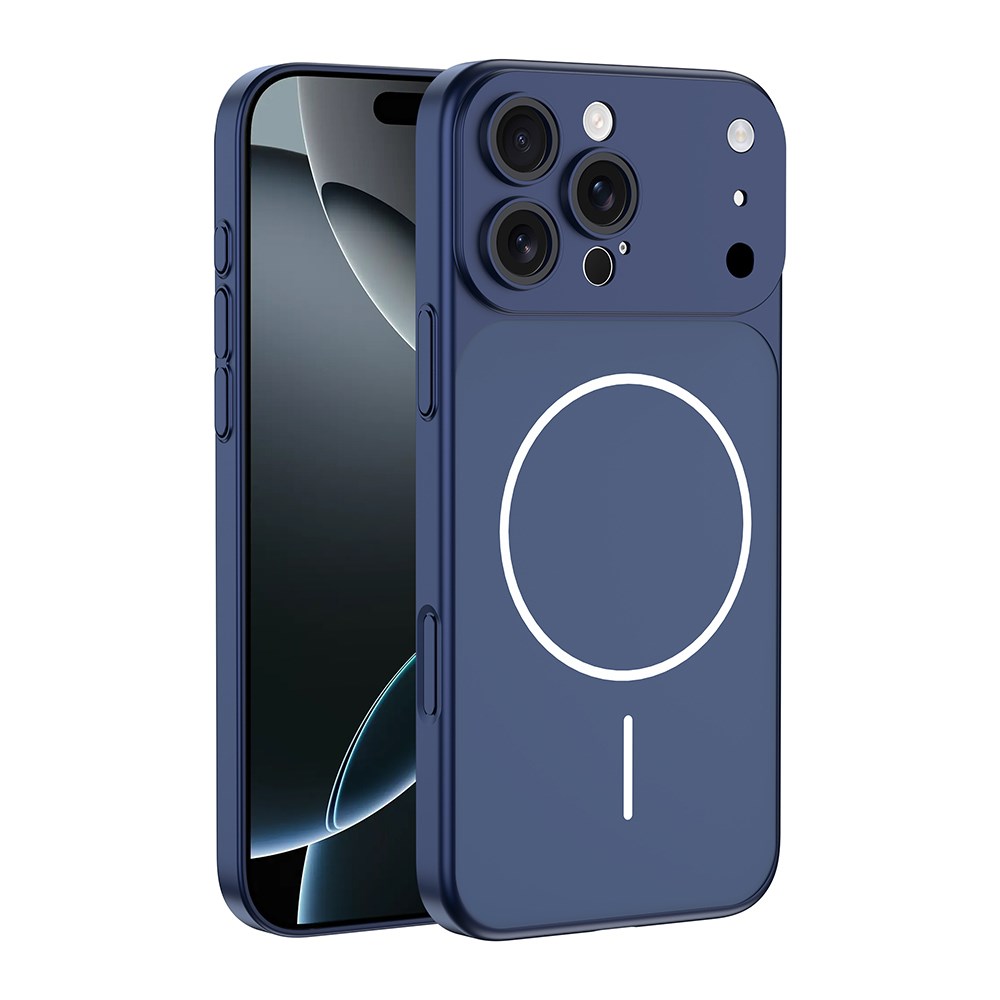 Apple iPhone 14 Pro Max Kılıf Zore M-Safe Şarj Özellikli Kamera Korumalı Spark Kapak