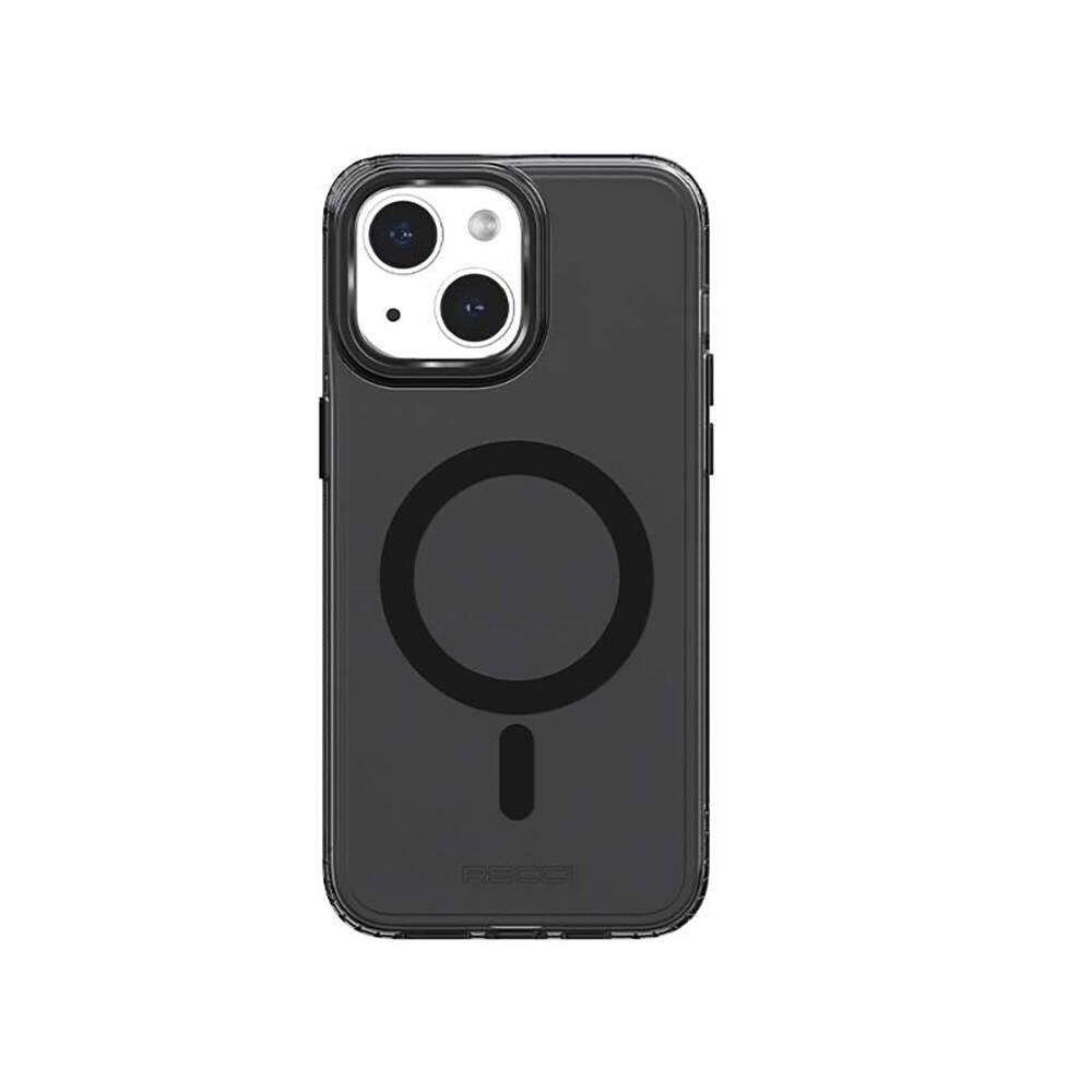 Apple iPhone 15 Kılıf M-safe Şarj Özellikli Saydam Arka Yüzey Recci Crystal Color Serisi Kapak