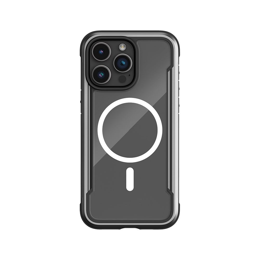 Apple iPhone 15 Pro Kılıf M-safe Şarj Özellikli Airbagli Raptic Shield Serisi Şeffaf Arka Yüzey Kapak
