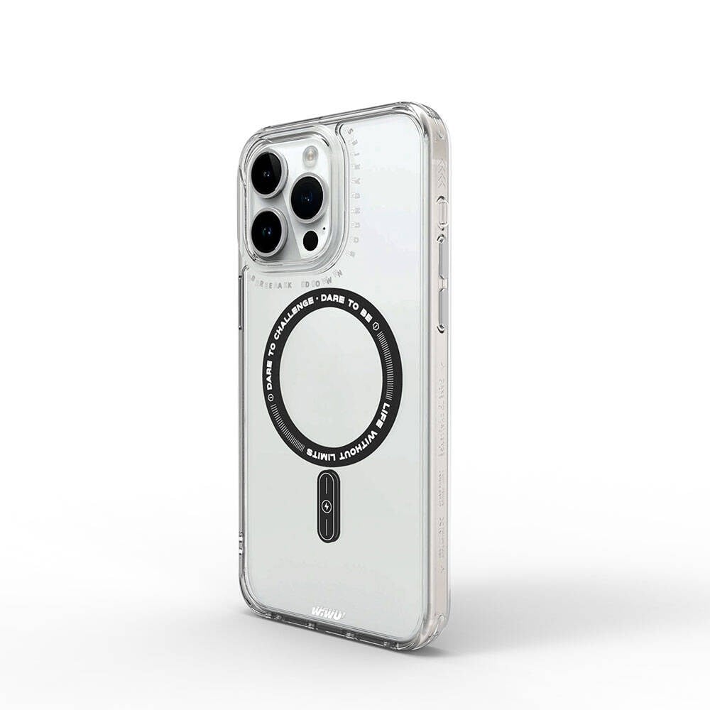 Apple iPhone 15 Pro Kılıf M-safe Şarj Özellikli Wiwu Basic Color J Serisi Kapak