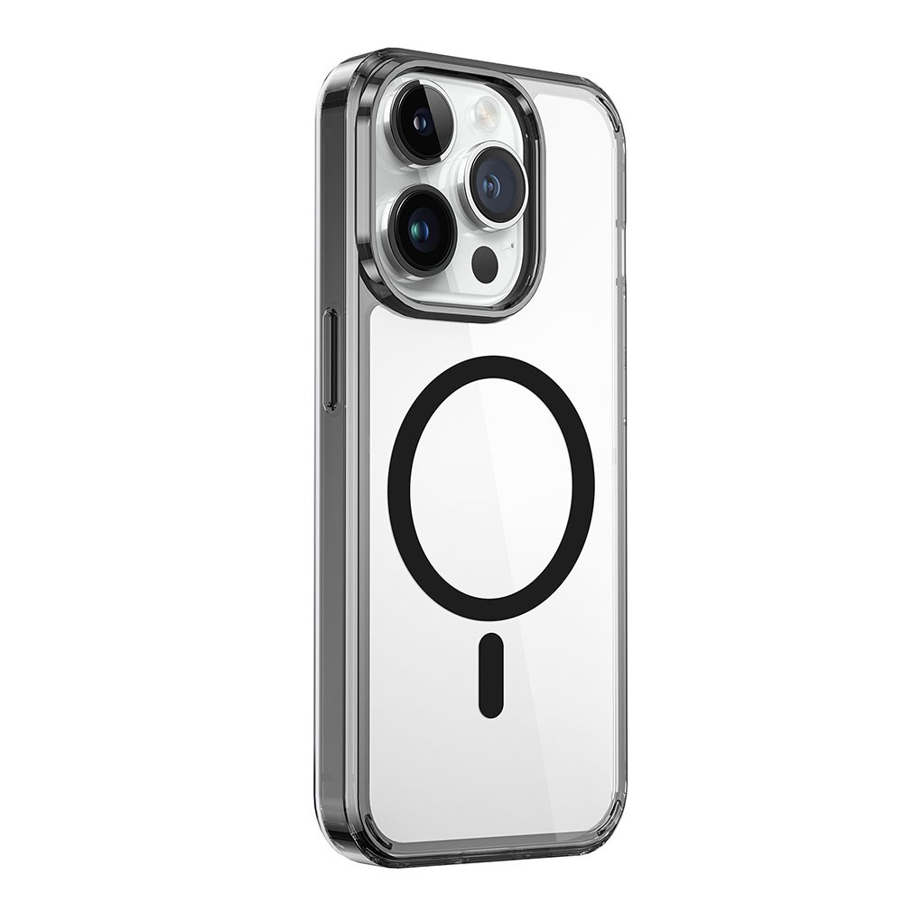 Apple iPhone 15 Pro Kılıf Wiwu MCC-101 Magnetic Crystal Sert PC Kapak