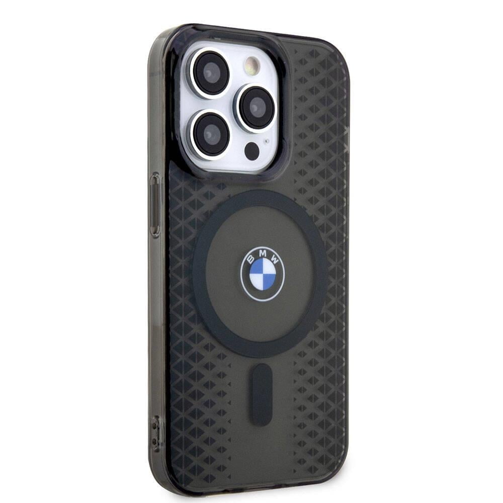 Apple iPhone 15 Pro Max Kılıf BMW M-safe Şarj Özellikli Transparan IML Signature Orjinal Lisanslı Kapak