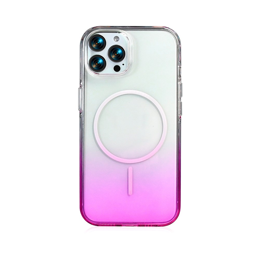 Apple iPhone 15 Pro Max Kılıf M-safe Şarj Özellikli Youngkit Quicksand Beads Serisi Kapak