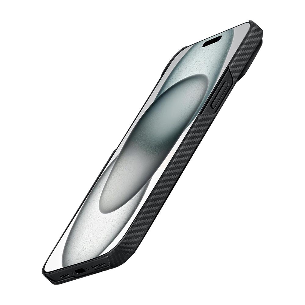 Apple iPhone 15 Pro Max Kılıf M-safe Şarj Özellikli Wlons Standlı Efsane Kapak