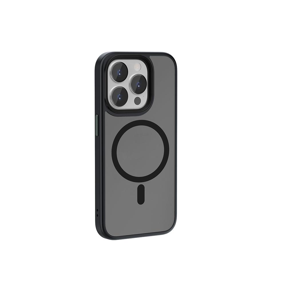 Apple iPhone 15 Pro Max Kılıf Wiwu FGG-011 M-safe Şarj Özellikli Kamera Korumalı Kapak