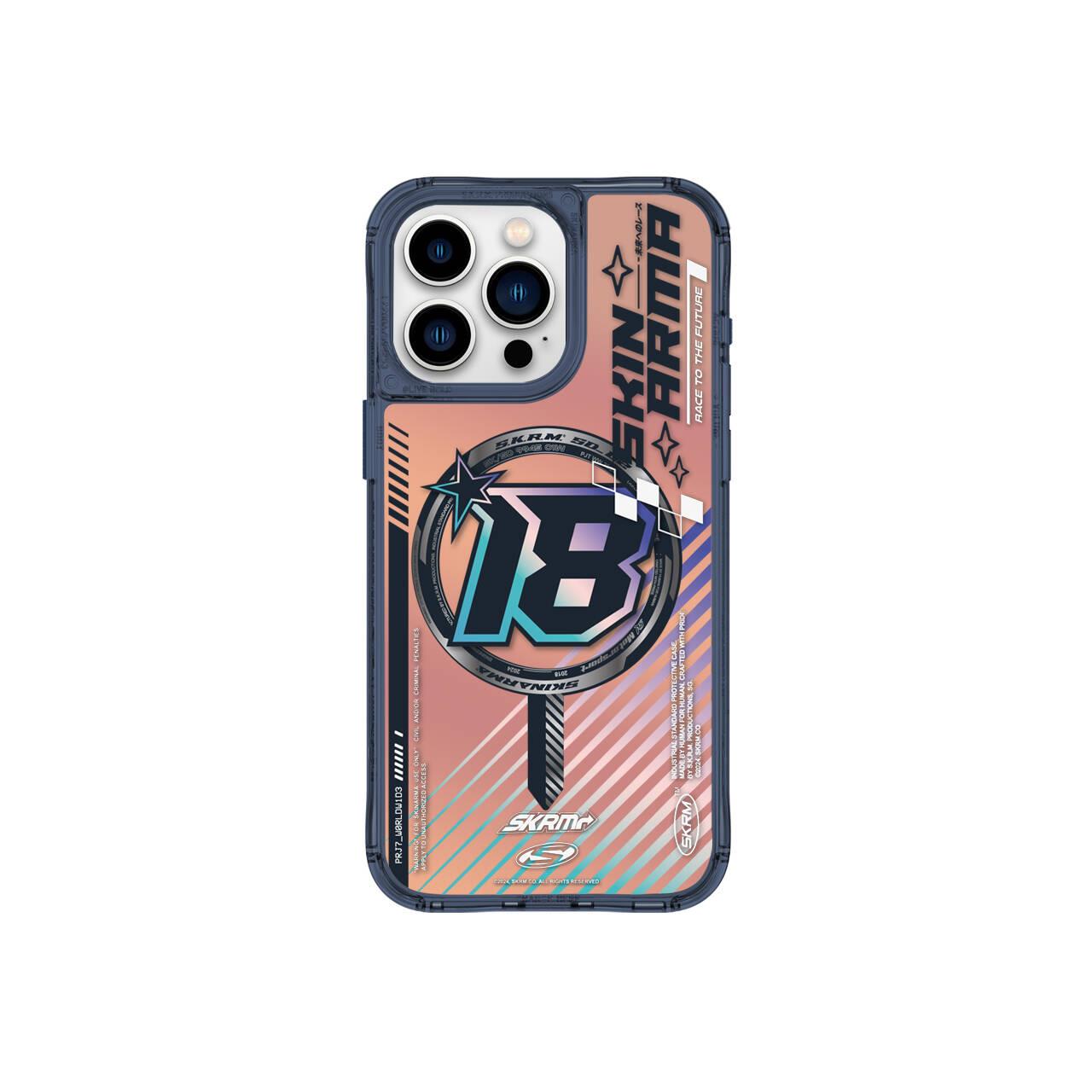 Apple iPhone 15 Pro SkinArma M-safe Şarj Özellikli Sticker Yapıştırmalı Drift Kapak