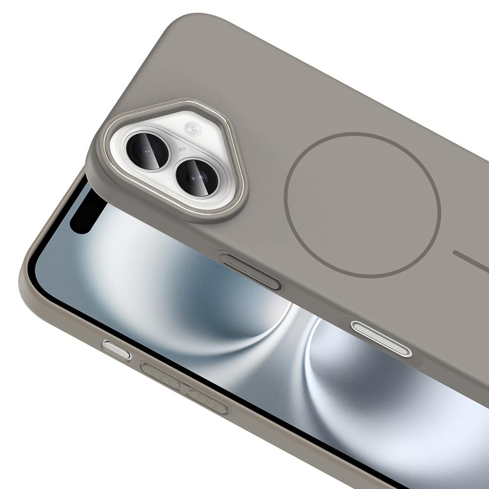 Apple iPhone 16 Kılıf M-safe Şarj Özellikli Holografik Şeffaf Arka Yüzey Coehl Savon Kapak