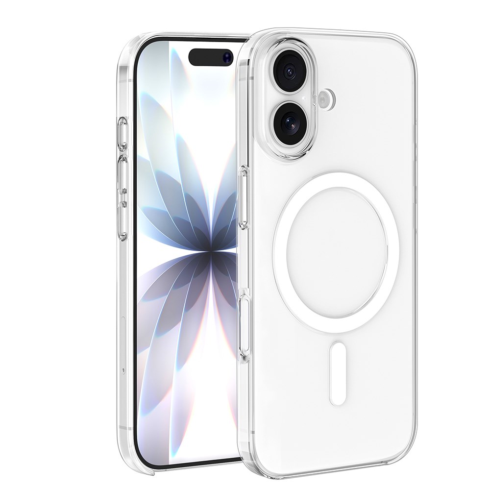 Apple iPhone 16 Plus Kılıf IC Çipli Zore Wireless Şarj Özellikli Şeffaf Orjin Kapak