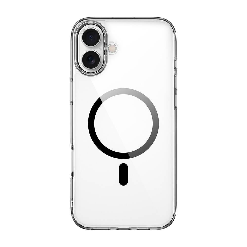 Apple iPhone 16 Plus Kılıf Wiwu MCC-101 iShield Pro Serisi M-safe Şarj Özellikli Crystal Sert PC Kapak