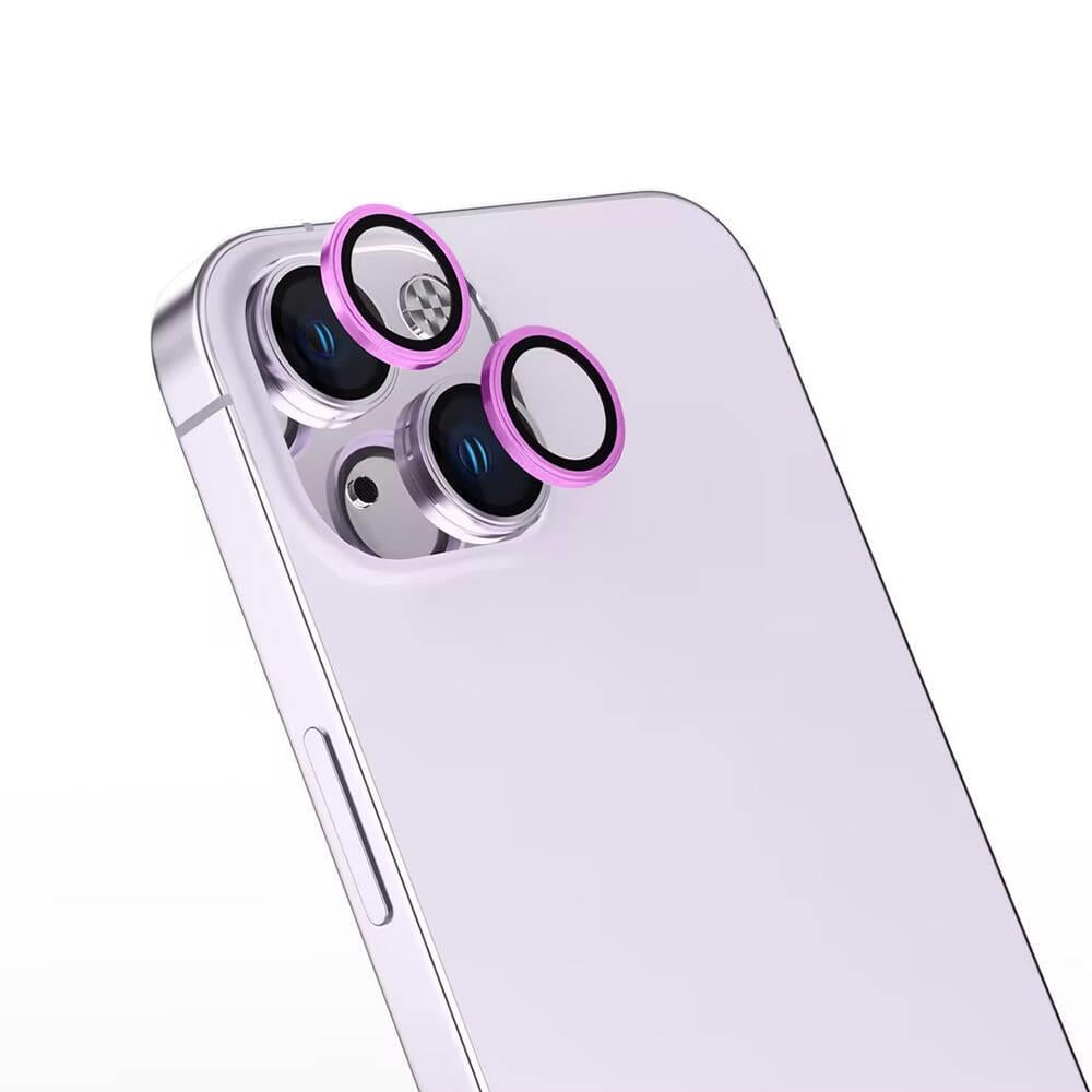 Apple iPhone 16 Plus Zore Safir CL-15 Parmak İzi Bırakmayan Anti-Reflective Kamera Lens Koruyucu