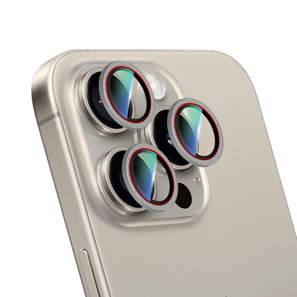 Apple iPhone 16 Pro CaseWorld Karbon Fiber Serisi Anti Reflective Ultra Clear Kamera Lens Koruyucu