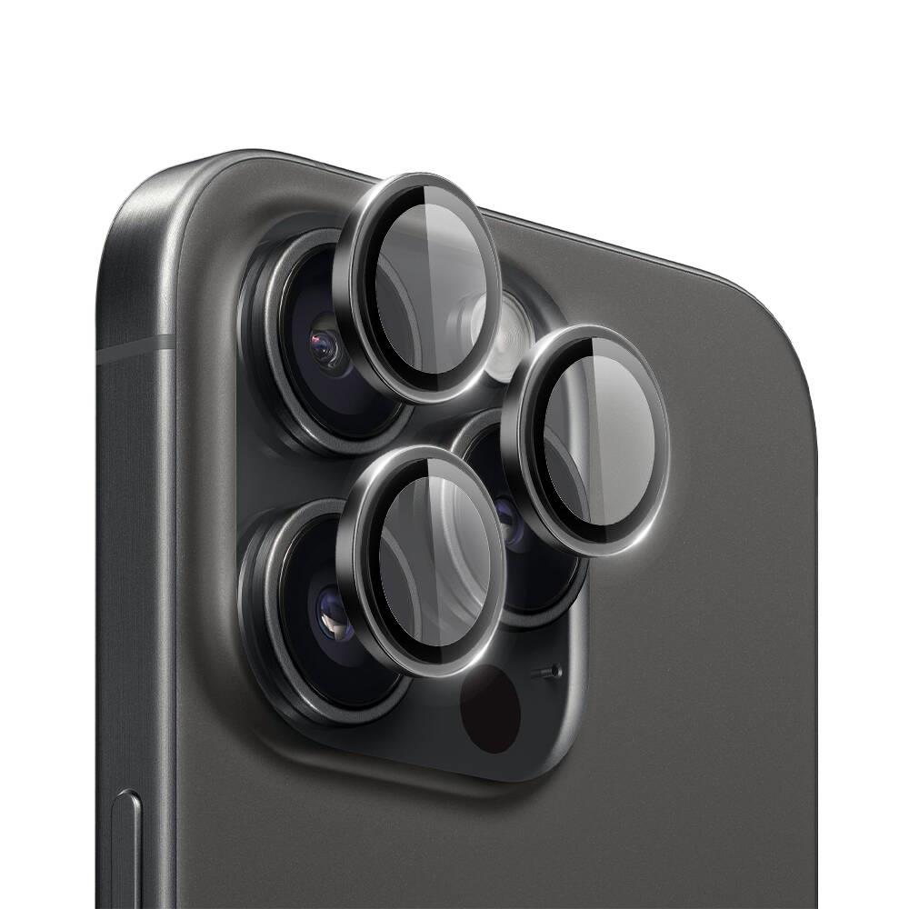 Apple iPhone 16 Pro Wiwu LG-003 Lens Guard Çizilmeye Karşı Dayanıklı Safir Kamera Lens Koruyucu