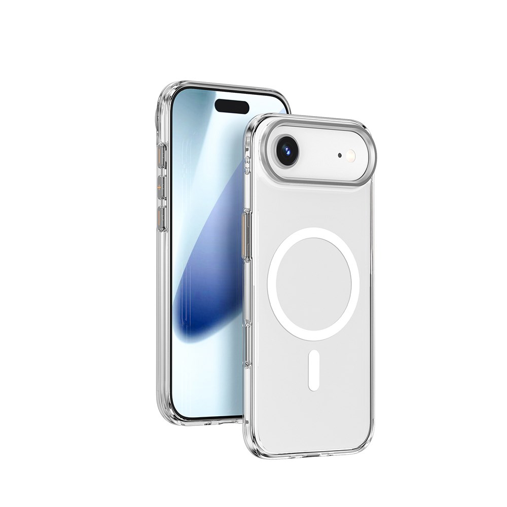 Apple iPhone 17 Air Kılıf M-safe Şarj Özellikli Wiwu YXK-208 Invisible Ultra Sert PC Kapak