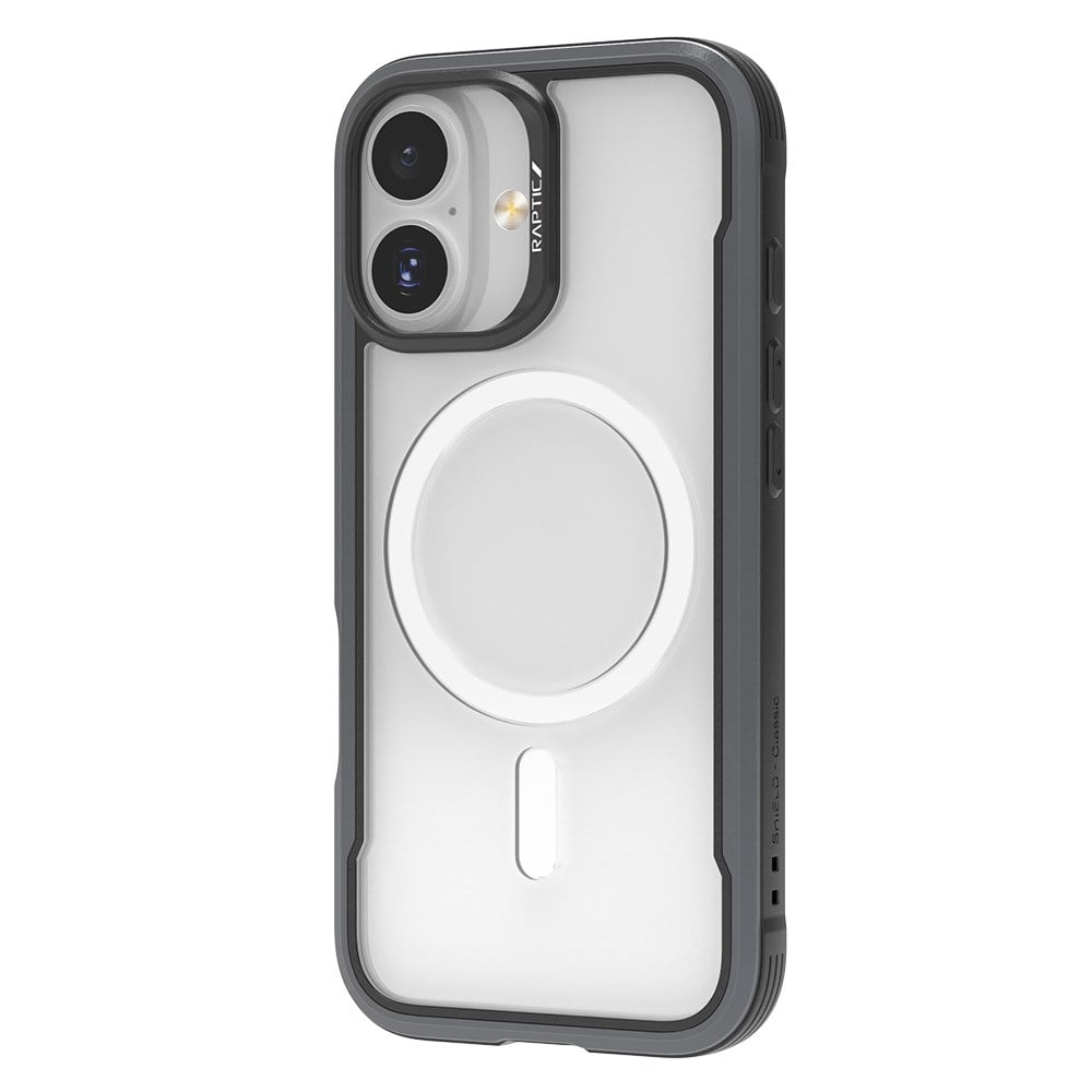 Apple iPhone 17 Kılıf M-safe Şarj Özellikli Airbagli Raptic Shield Serisi Şeffaf Arka Yüzey Kapak