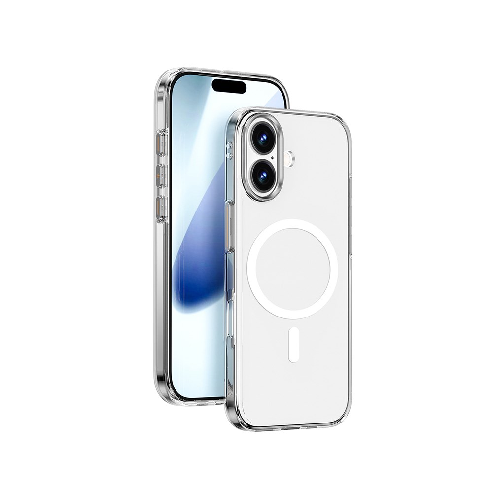 Apple iPhone 17 Kılıf M-safe Şarj Özellikli Wiwu YXK-208 Invisible Ultra Sert PC Kapak