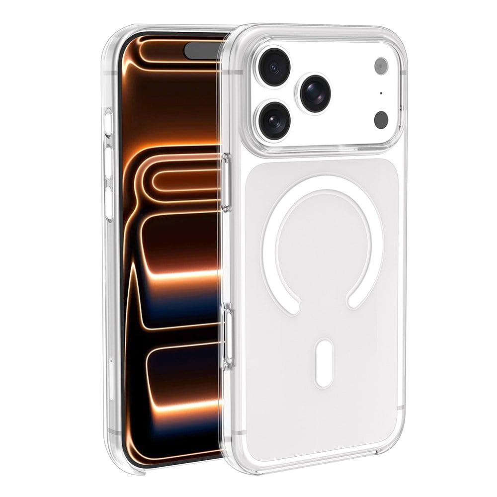 Apple iPhone 17 Pro Max Kılıf IC Çipli Zore Wireless Şarj Özellikli Şeffaf Orjin Kapak