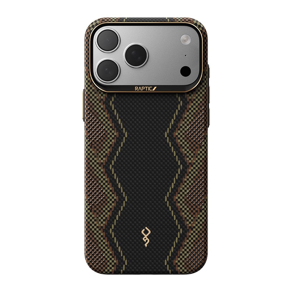 Apple iPhone 17 Pro Max Kılıf M-safe Şarj Özellikli Raptic Aramid Skin Scepter Serisi Kapak