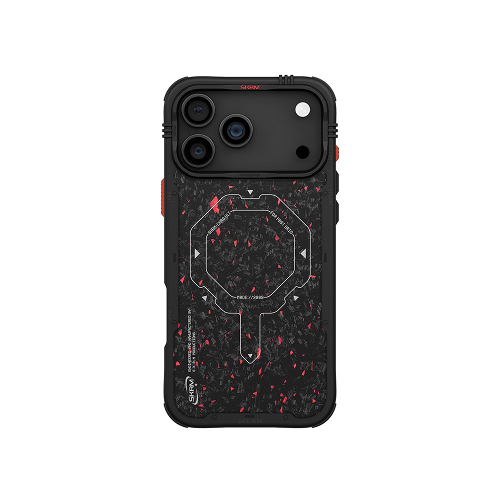Apple iPhone 17 Pro Max Kılıf M-safe Şarj Özellikli Airbag Tasarımlı Skinarma Vektor Kapak