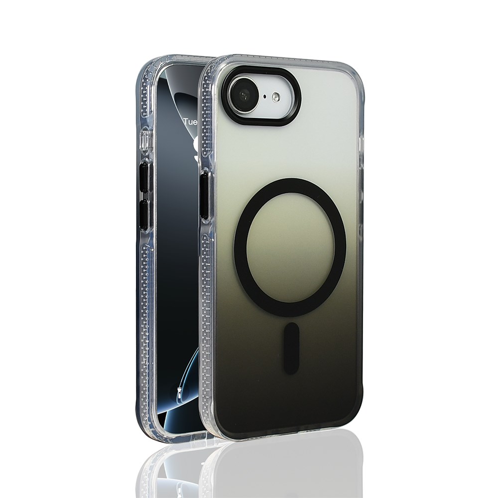 Apple iPhone 17E Kılıf M-safe Şarj Özellikli Transparan Renk Geçişli Zore Toros Kapak