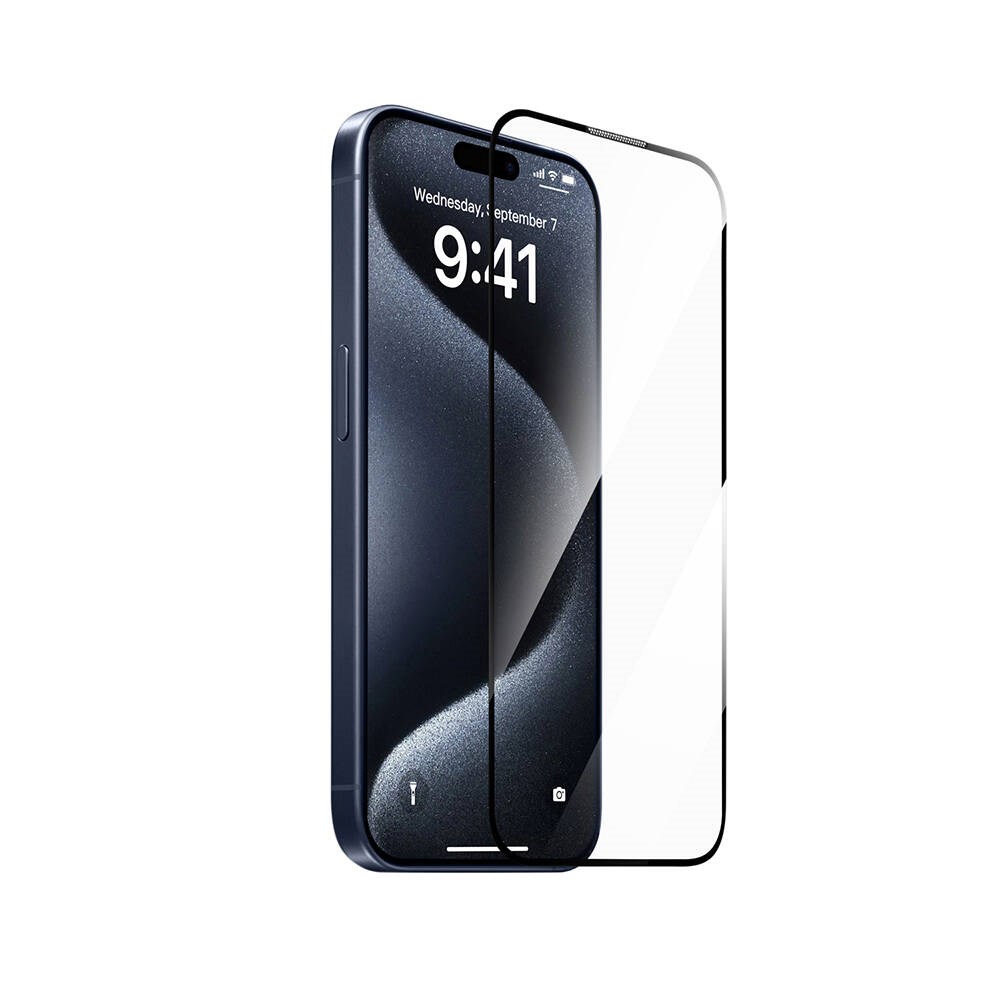 Apple iPhone 17E Wiwu SQ-008 Oleofobik Easy Install Darbeye Karşı Dayanıklı Temperli Cam Ekran Koruyucu + Kolay Uygulama Aparatlı