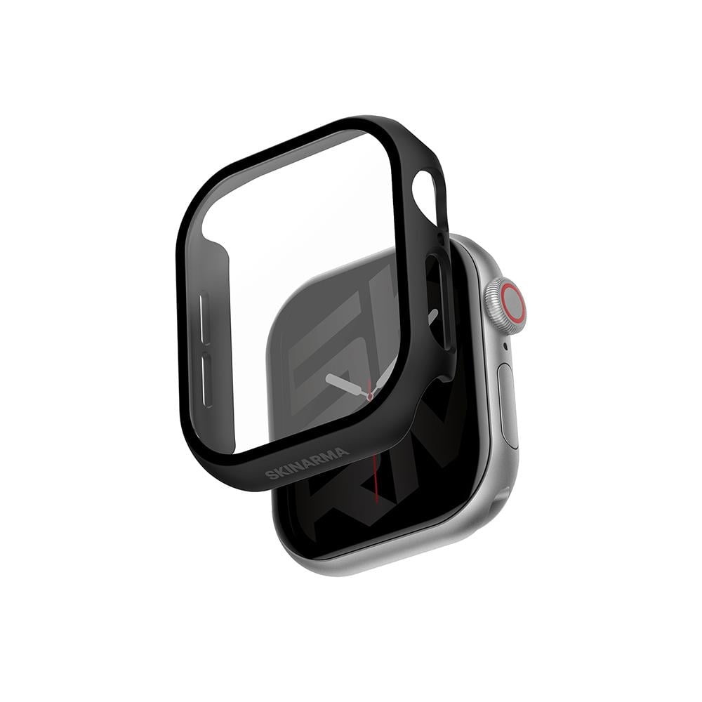 Apple Watch 10 42mm Skinarma Gado Sert Silikon Kasa ve Ekran Koruyucu