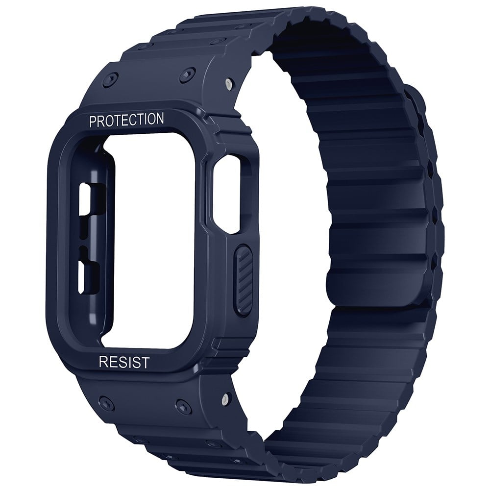 Apple Watch 40mm Zore KRD-142 Airbag Tasarımlı Kasa Koruyuculu Silikon Kordon