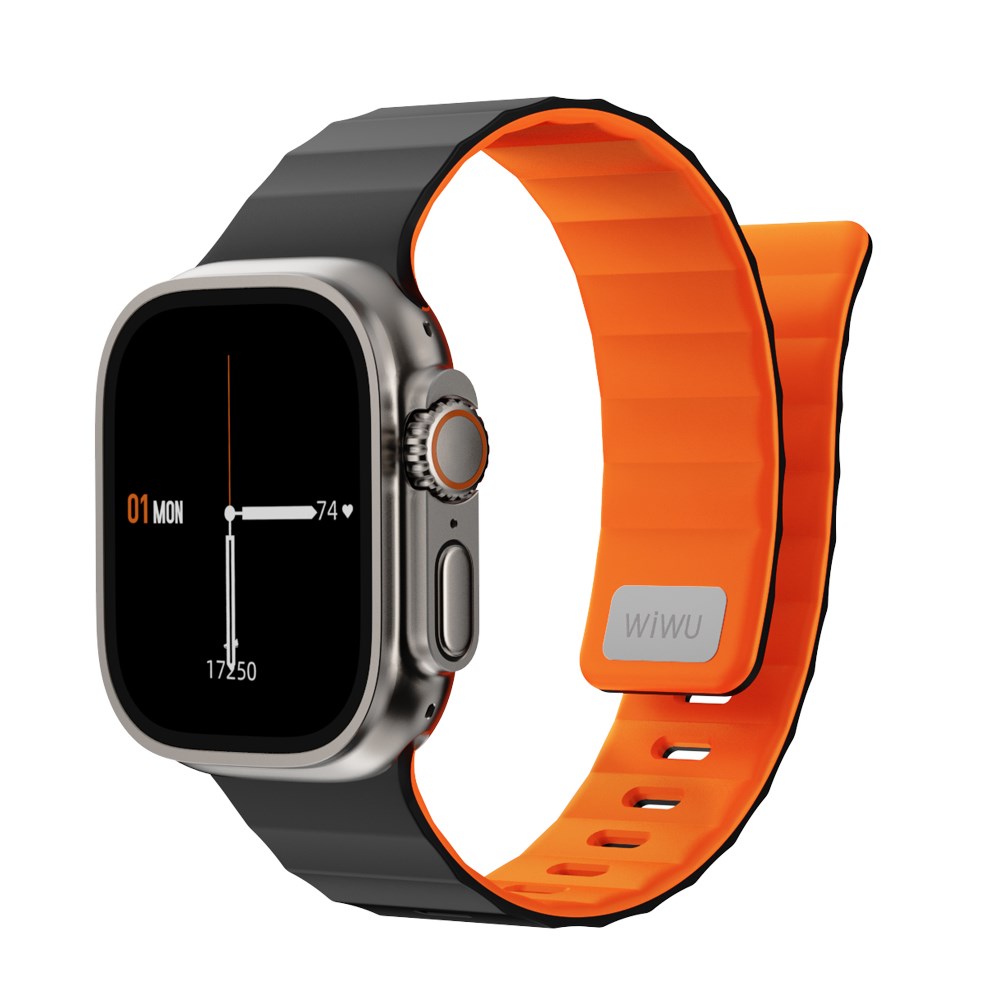 Apple Watch 42mm Wiwu Mag Secur Serisi Silikon Kordon