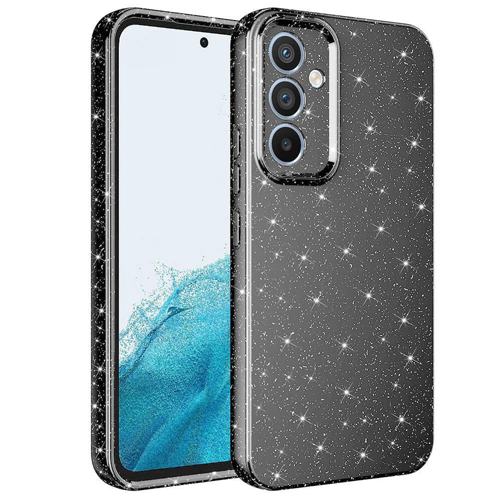 Galaxy A14 Kılıf Kamera Korumalı Simli Lüks Zore Koton Kapak