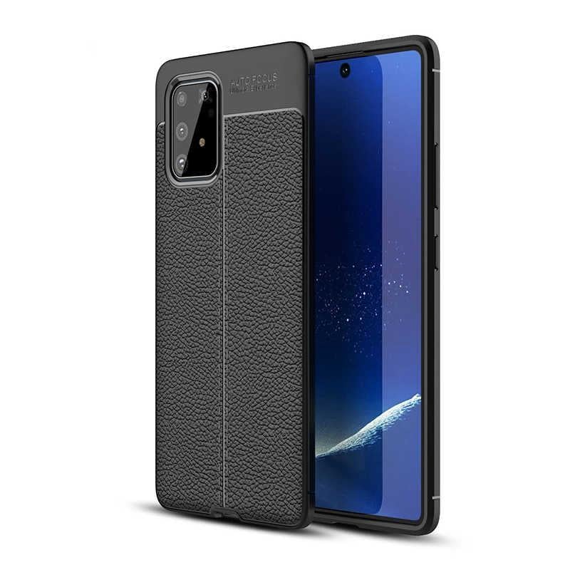 Galaxy A91 (S10 Lite) Kılıf Zore Niss Silikon Kapak