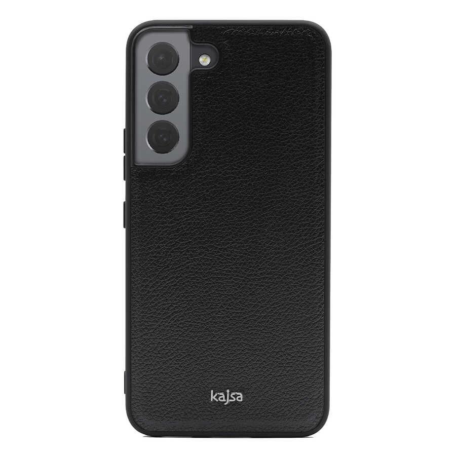 Galaxy S22 Plus Kılıf ​Kajsa Luxe Collection Hakiki Deri Kapak