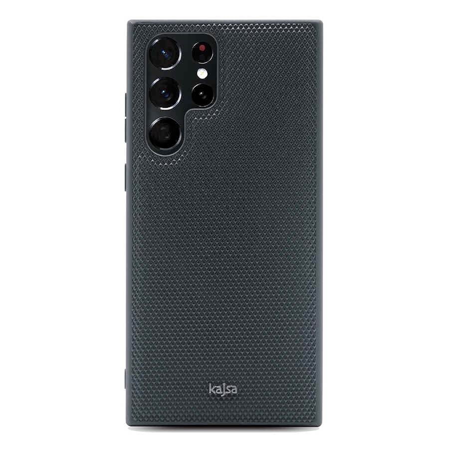 Galaxy S22 Ultra Kılıf Kajsa Preppie Serisi Dark Kapak