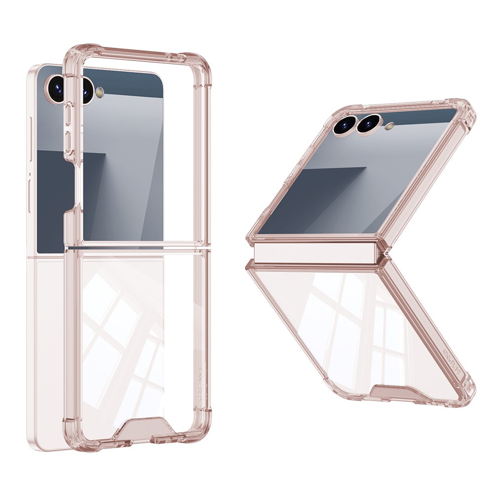 Galaxy Z Flip 7 Kılıf Zore Full Camlı Kıpta Kapak