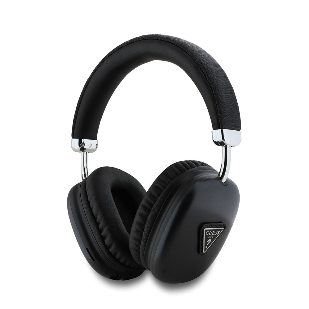 Guess Orjinal Lisanslı PU Üçgen Logolu Kulak Üstü Bluetooth Kulaklık