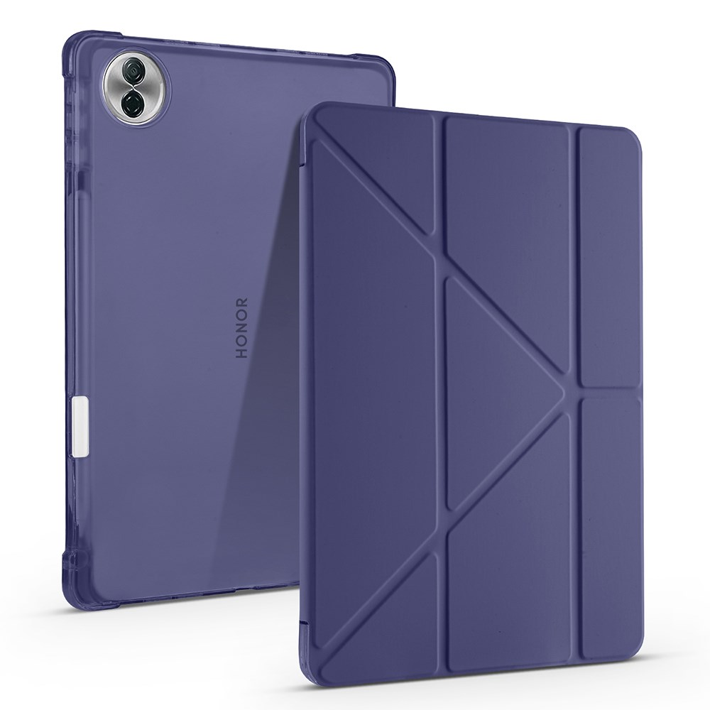 Honor Pad 10 12.1 Kılıf Zore Tri Folding Kalem Bölmeli Standlı Kılıf