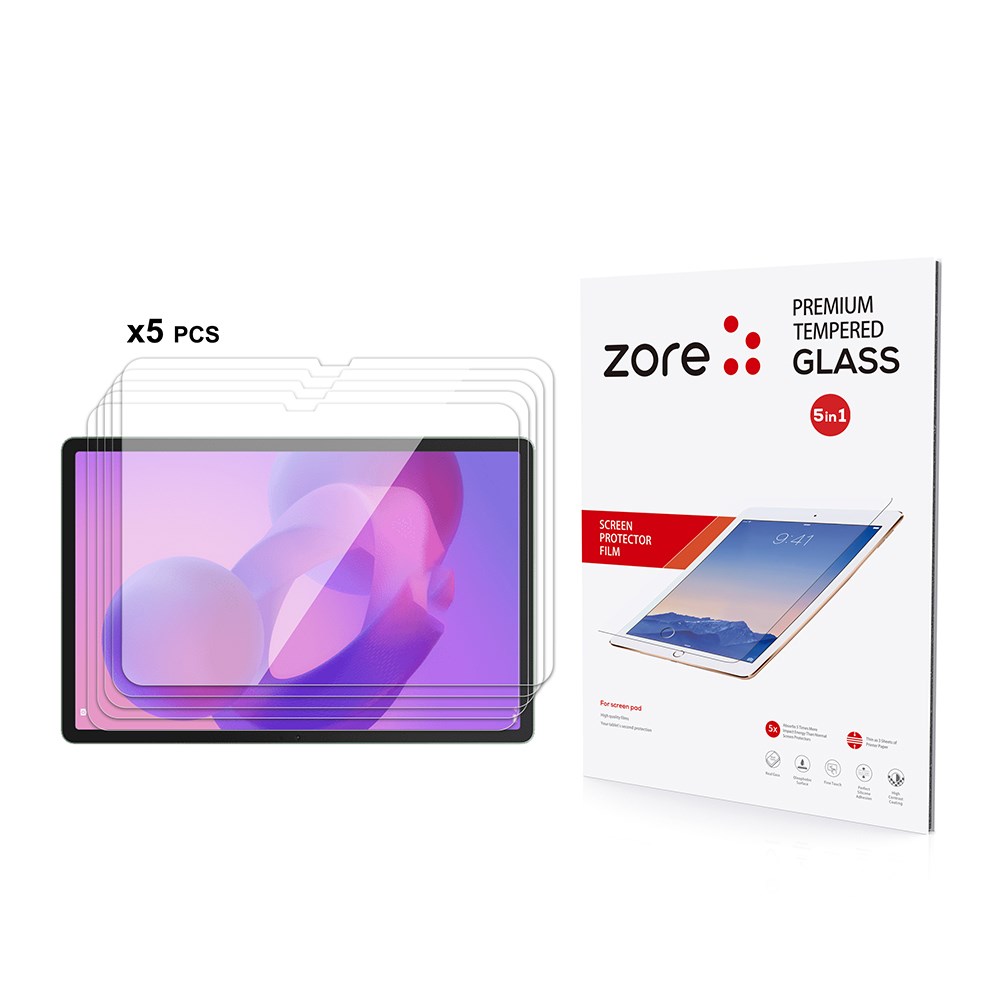 Lenovo Idea Tab Pro 12.7 TB-373FU Zore 5in1 Tablet Temperli Cam Ekran Koruyucu