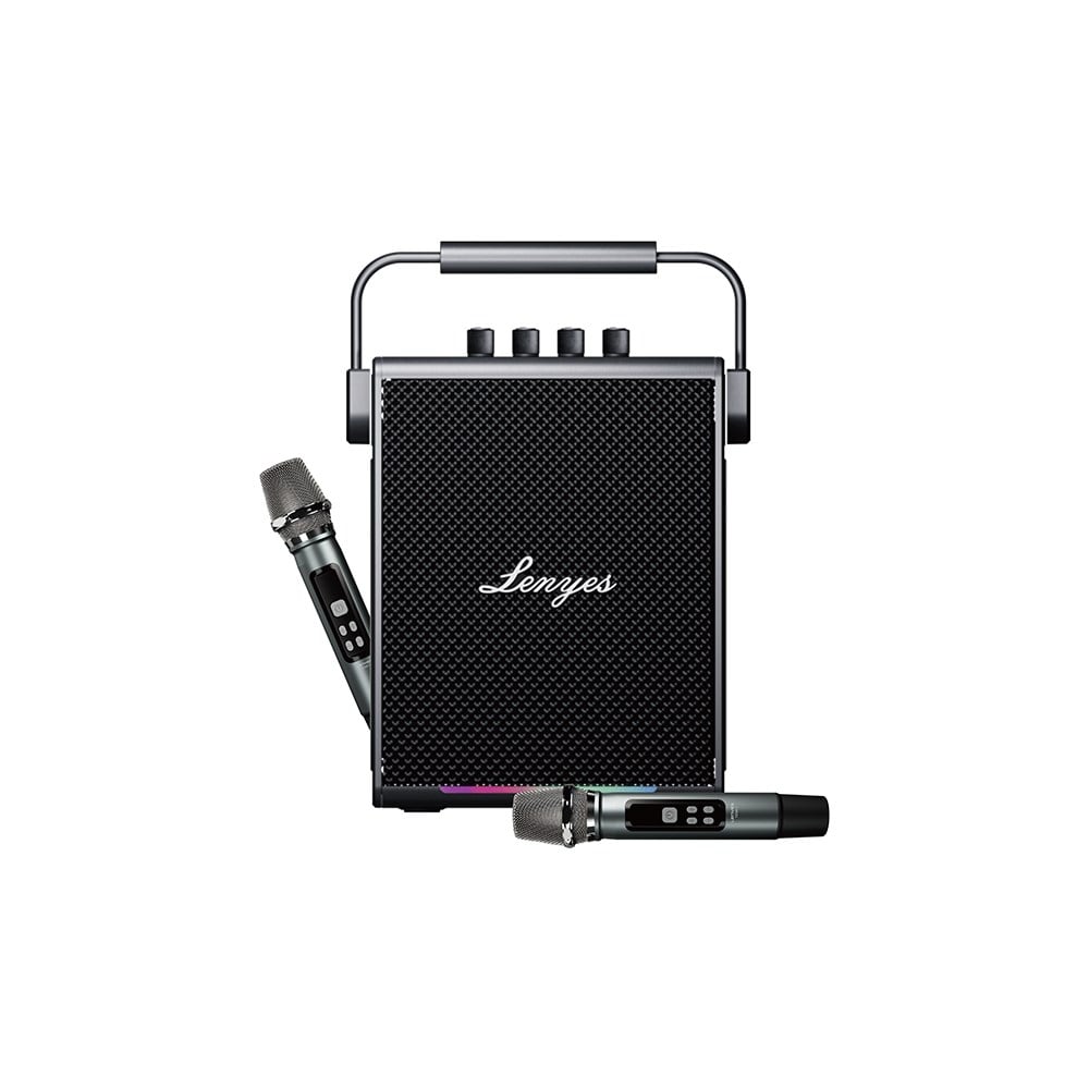 Lenyes Titan 1 Serisi RGB Işıklı Çift Mikrofonlu Bluetooth Speaker Hoparlör v5.3 5000mAh