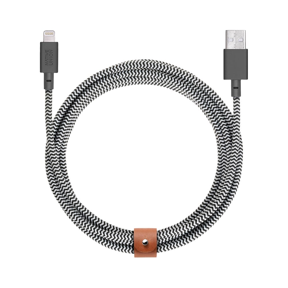 Native Union Belt Serisi USB-A to Lightning Şarj Kablosu 3M