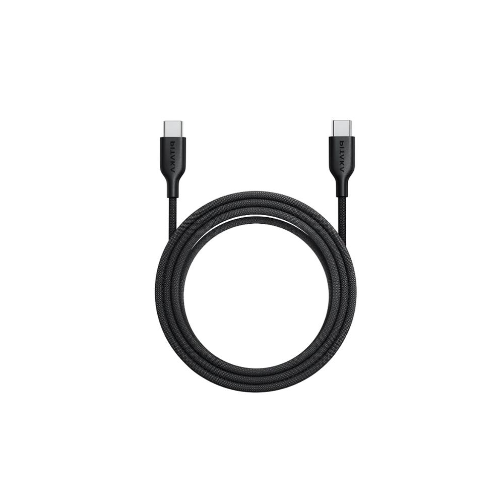 Pitaka Flex Braided Örgülü Tasarımlı Type-C to Type-C PD Data ve Şarj Kablosu 60W 1.2M