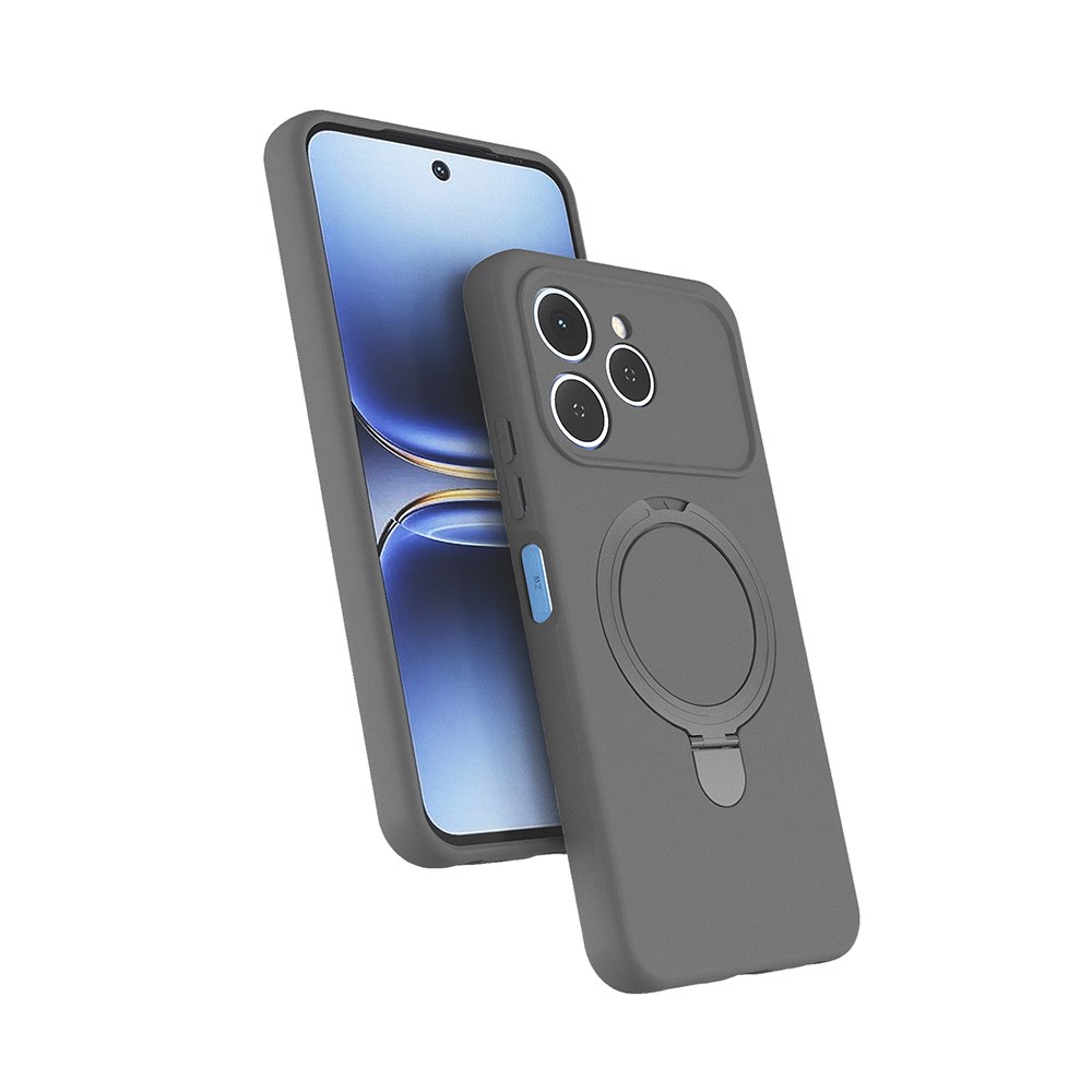 Tecno Spark 40 Kılıf M-safe Şarj Özellikli Standlı Zore Samara Kapak