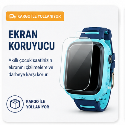 Teqsma S25 UZ Akıllı Çocuk Saati Ekran Koruyucu