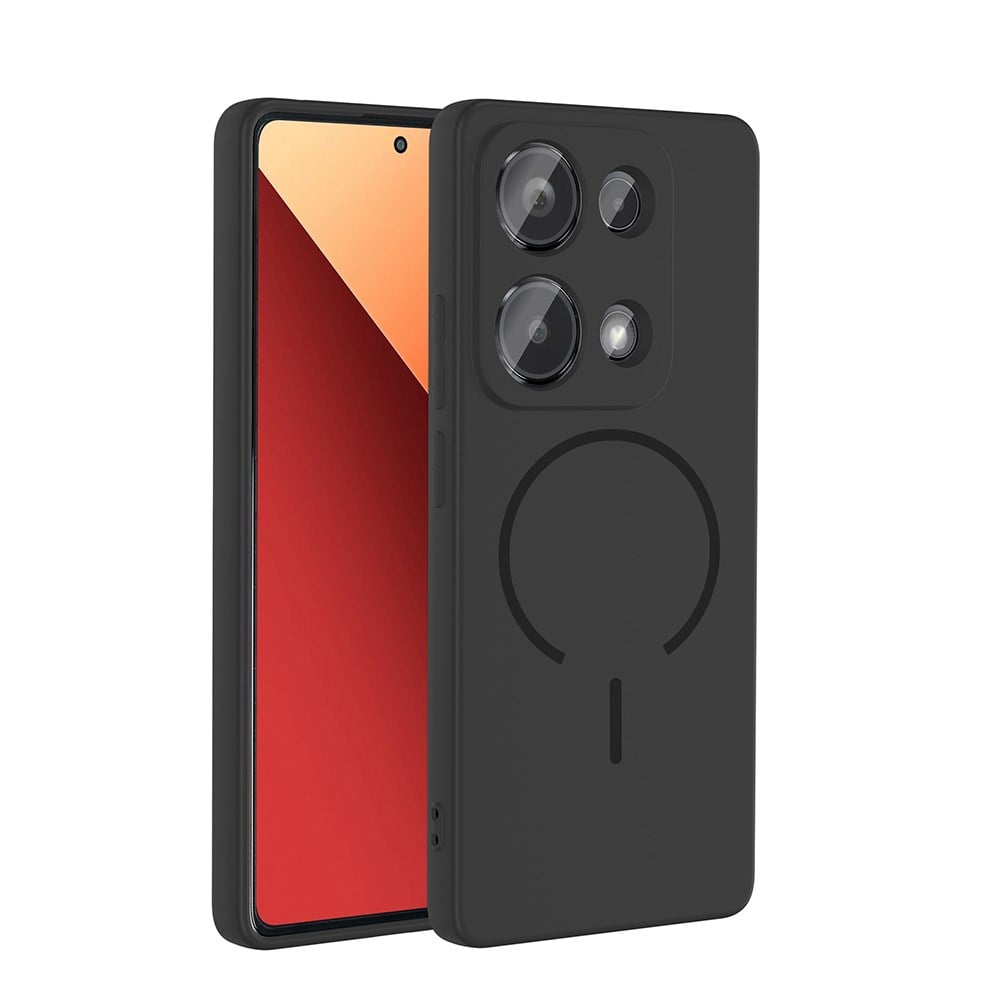 Xiaomi Redmi Note 13 Pro 4G Kılıf M-safe Şarj Özellikli Zore Meta Kapak