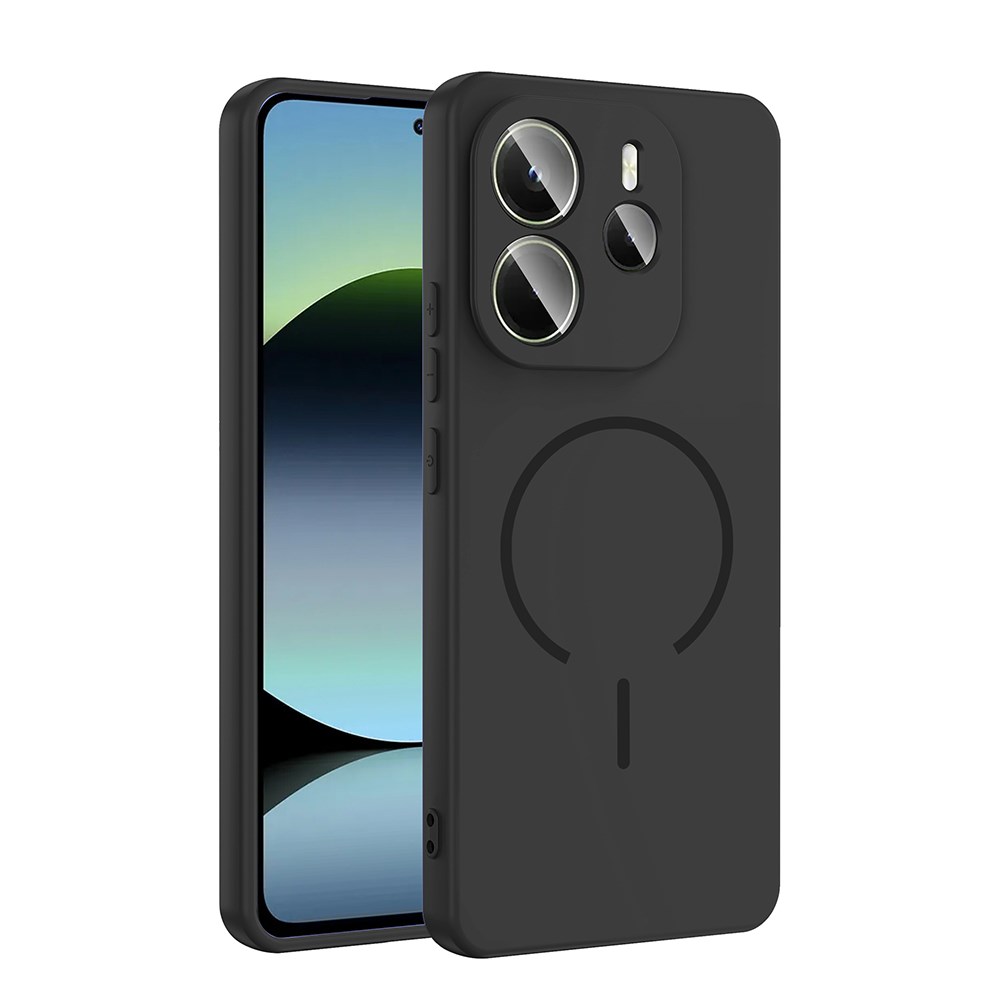 Xiaomi Redmi Note 14 4G Kılıf M-safe Şarj Özellikli Zore Meta Kapak