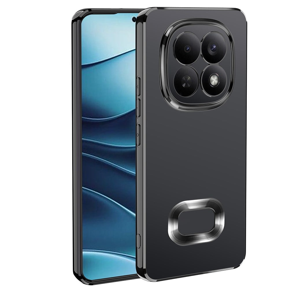 Xiaomi Redmi Note 15 4G Kılıf Kamera Korumalı Logo Gösteren Zore Omega Kapak